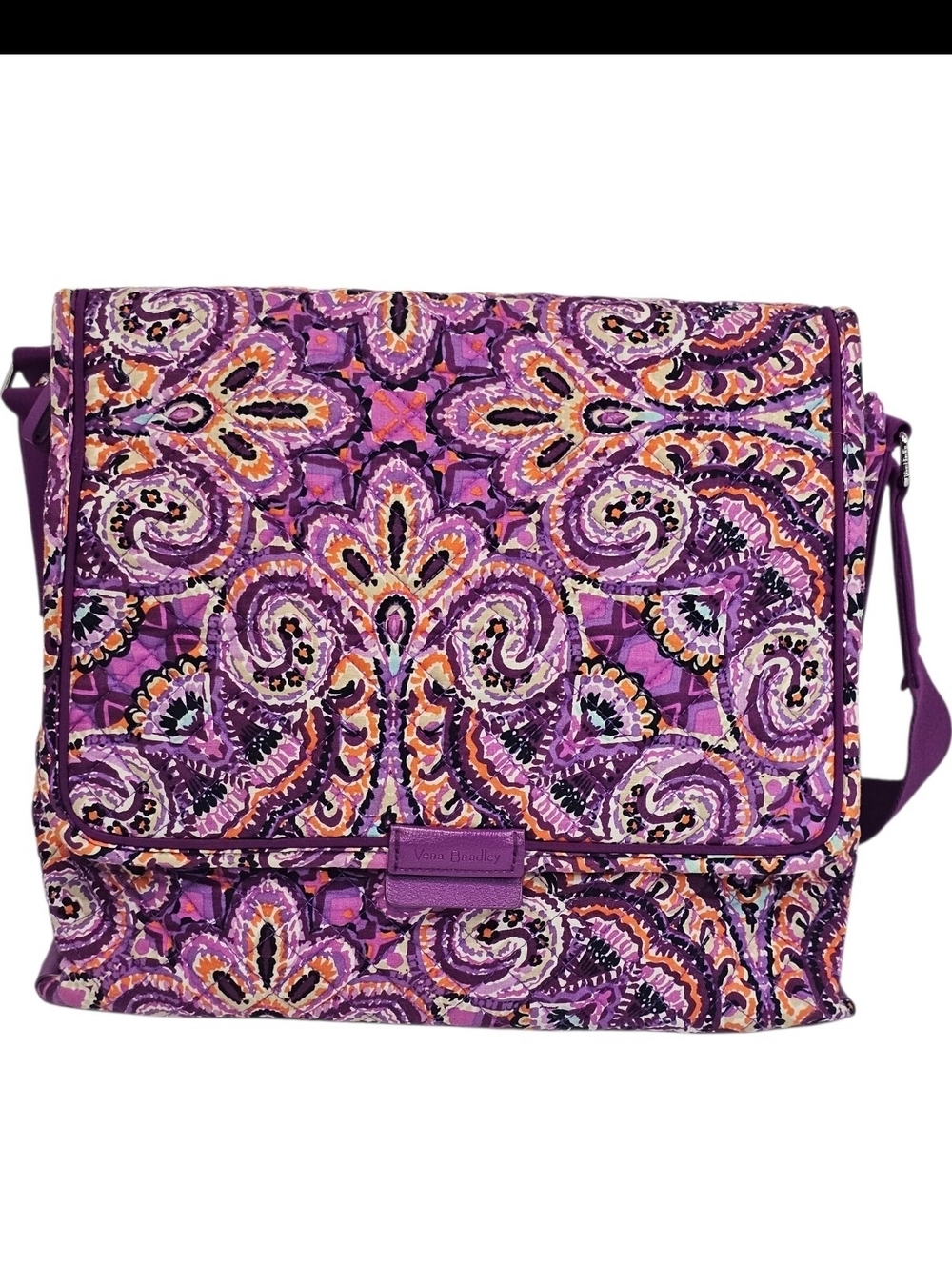 Vera Bradley Purple Paisley Crossbody Bag